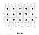 Fig. 05 - Wagering game with multiple overlying reel strips for triggering events or outcomes