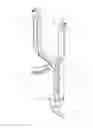 Fig. 10 - Disposable speculum having lateral stabilizing mechanism