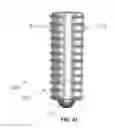 Fig. 40 - KNOTLESS SUTURE ANCHOR FOR SECURING SOFT TISSUE TO BONE