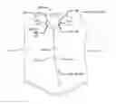 Fig. 01 - Garment With Flaps That Fold Away and Secure Below the Neckline