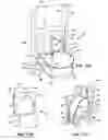 Fig. 08 - Positionable zero-footprint self-cleaning urinal and very low water-usage mist-dispensing means