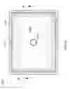 Fig. 15 - REVERSIBLE LOW PROFILE SHOWER BASE