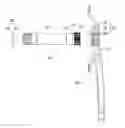 Fig. 01 - Combination of bicycle crank and shaft
