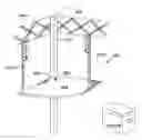 Fig. 01 - PORTABLE PLATFORM SUSPENDED FROM A VERTICAL SUPPORT