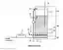 Fig. 02 - Facility for treating an aqueous fluid by contact with a fluidised bed of coagulated activated carbon in powder form
