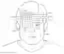 Fig. 01 - Near-to-eye head tracking ground obstruction system and method