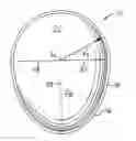 Fig. 01 - TEARDROP SHAPED VEHICULAR MIRROR