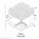 Fig. 09 - Integrated light guide plate having enhanced axial luminosity