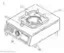 Fig. 01 - Stove and method for preventing cooked material from being burnt dry