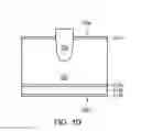 Fig. 17 - Method of fabricating semiconductor device by thinning hardmask layers on frontside and backside of substrate