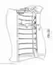 Fig. 34 - Wet play structure including a non-harnessed course and a harnessed course