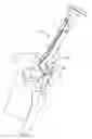 Fig. 01 - Double offset surgical tool handle assembly to provide greater offset from the coronal plane