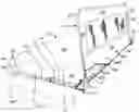 Fig. 01 - Bed rail having rotating seat for guard frame