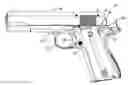 Fig. 01 - SEMI-AUTOMATIC HANDGUN APPARATUS AND METHOD