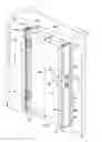 Fig. 01 - DOOR FRAME SECURITY PIECES AND SYSTEM