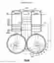 Fig. 09 - Internal combustion engine with exhaust-phase power extraction serving cylinder pair(s)