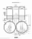 Fig. 11 - Internal combustion engine with exhaust-phase power extraction serving cylinder pair(s)