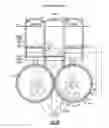 Fig. 13 - Internal combustion engine with exhaust-phase power extraction serving cylinder pair(s)