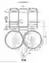 Fig. 14 - Internal combustion engine with exhaust-phase power extraction serving cylinder pair(s)