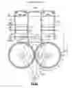 Fig. 16 - Internal combustion engine with exhaust-phase power extraction serving cylinder pair(s)