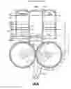 Fig. 17 - Internal combustion engine with exhaust-phase power extraction serving cylinder pair(s)