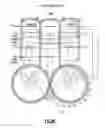 Fig. 25 - Internal combustion engine with exhaust-phase power extraction serving cylinder pair(s)
