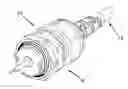 Fig. 01 - Fiber optic cable pass-thru fitting with a cable retention member for routing strength members