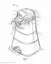 Fig. 02 - Electric can opener having removable opener tools