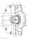 Fig. 01 - Deep rolling roller of a deep rolling machine arranged detachably on a housing