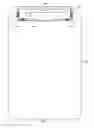 Fig. 02 - LaRue's two-clip double sided clipboard