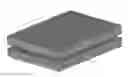 Fig. 01 - Embedded die package on package (POP) with pre-molded leadframe