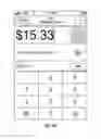 Fig. 17 - Payment methods with a payment service and tabs selected by a first party and opened by a second party at an geographic location of the first party's mobile device