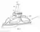 Fig. 08 - Shaving razor including a biasing member producing a progressively increasing cartridge return torque