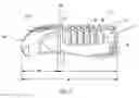 Fig. 09 - Shaving razor including a biasing member producing a progressively increasing cartridge return torque and handle geometry enhancing control during shaving