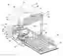 Fig. 01 - Dishwasher with controlled rotation of lower spray arm