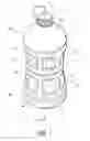Fig. 02 - Multi-serve hot fill type container having improved grippability