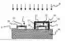 Fig. 01 - Electromagnetic radiation detecting device comprising an active bolometer and a shielded reference bolometer