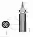 Fig. 11 - Multi-core low reflection lateral output fiber probe