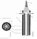 Fig. 12 - Multi-core low reflection lateral output fiber probe