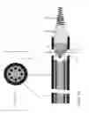 Fig. 15 - Multi-core low reflection lateral output fiber probe