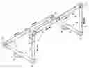Fig. 01 - Foldable, adjustable, fully assembled sport goal