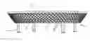 Fig. 01 - Edge fittings for soft-edged trampoline