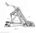 Fig. 13 - Varied gait exercise device with pivot bar transfer system