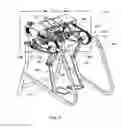 Fig. 15 - Varied gait exercise device with pivot bar transfer system