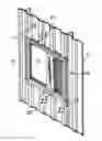 Fig. 01 - Plastic window frame trim for corrugated building walls and installation method