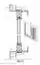 Fig. 03 - Plastic window frame trim for corrugated building walls and installation method