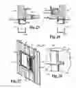 Fig. 13 - Plastic window frame trim for corrugated building walls and installation method