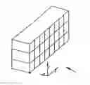 Fig. 01 - Suspension device for a façade, and facade