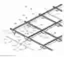 Fig. 01 - Suspended ceiling system, securing members, and process of installing a suspended ceiling system
