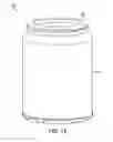 Fig. 07 - Plastic container with reinforced base and closure and system and method of making same